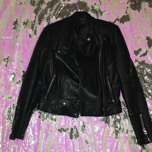 Zara Black Leather Jacket